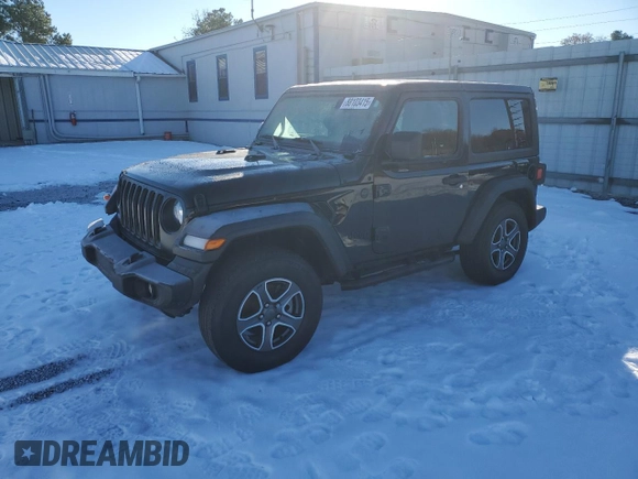 2022 Jeep Wrangler Sport with VIN 1C4HJXAG8NW200391, listed as a Copart auction lot 88103415 with 32,085 mi miles and Salvage Title. Bid and sale history available at DreamBid. Image 1.