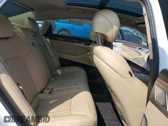 2018 Genesis G80 3.8L with VIN KMHGN4JEXJU245900, listed as a Copart auction lot 60552515 with 107,502 mi miles and Salvage title. Bid and sale history available at DreamBid. Image 10.
