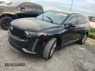 2020 Cadillac XT6 AWD Premium Luxury with VIN 1GYKPFRS5LZ227559, listed as a Copart auction lot 76241174 with 0 mi miles and Salvage Title. Bid and sale history available at carsss.com. Image 1.