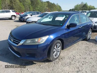 2014 Honda Accord Sedan LX with VIN 1HGCR2F3XEA217459, listed as a IAAI auction lot 41931324 with 109,500 mi miles. Bid and sale history available at carsss.com. Image 2.