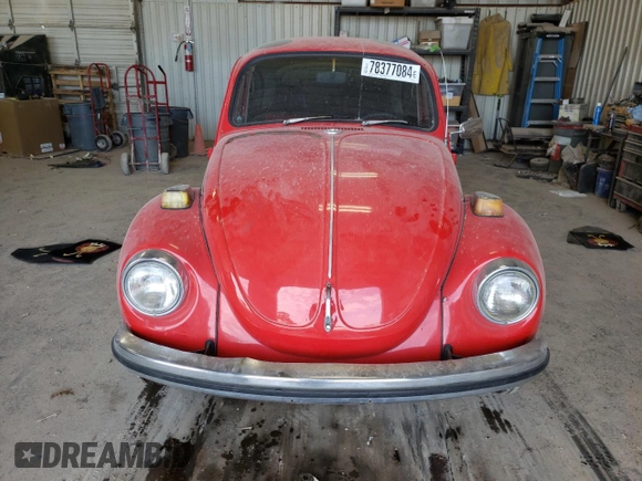 1972 Volkswagen Beetle with VIN 1122298570, listed as a Copart auction lot 78377084 with 1,150 mi miles and Salvage Title. Bid and sale history available at DreamBid. Image 5.