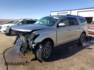 2024 Ford Expedition Max XLT with VIN 1FMJK1J83REA09084, listed as a Copart auction lot 44170775 with Not Provided miles and Salvage Title. Bid and sale history available at DreamBid. Image 1.