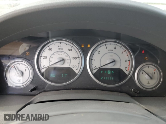 2010 Chrysler Town & Country Touring with VIN 2A4RR5D1XAR358799, listed as a Copart auction lot 71979624 with 213,523 mi miles and Salvage Title. Bid and sale history available at DreamBid. Image 9.