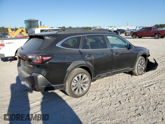 2025 Subaru Outback Limited with VIN 4S4BTANC5S3207425, listed as a Copart auction lot 49623795 with 571 mi miles and Salvage Title. Bid and sale history available at carsss.com. Image 3.