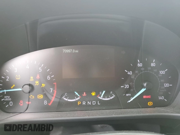 2020 Ford Escape SEL with VIN 1FMCU9H66LUB77448, listed as a Copart auction lot 61697275 with 70,997 mi miles and Salvage title. Bid and sale history available at DreamBid. Image 9.