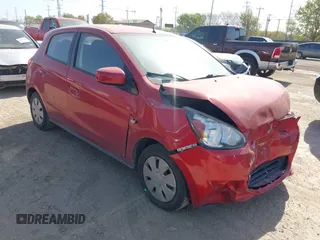 2014 Mitsubishi Mirage DE z VIN ML32A3HJ6EH009768, wystawiony jako IAAI lot #41835679 z przebiegiem 75 437 mil mil oraz . Historia ofert i sprzedaży dostępna na DreamBid. Obrazek 1.
