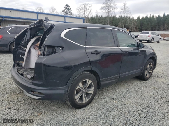 2020 Honda CR-V LX with VIN 2HKRW1H28LH410232, listed as a Copart auction lot 43333045 with 111,065 mi miles and Salvage Title. Bid and sale history available at carsss.com. Image 3.