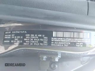 2017 Jeep Renegade Sport with VIN ZACCJBAB4HPF33738, listed as a IAAI auction lot 41754812 with 137,721 mi miles and . Bid and sale history available at carsss.com. Image 9.