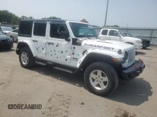 2020 Jeep Wrangler Unlimited Rubicon z VIN 1C4HJXFG8LW244882, wystawiony jako Copart lot #59293225 z przebiegiem 36 061 mil mil oraz Szkoda całkowita • Salvage title. Historia ofert i sprzedaży dostępna na DreamBid. Obrazek 4.