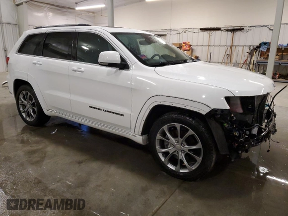 2020 Jeep Grand Cherokee Summit with VIN 1C4RJFJT7LC159794, listed as a Copart auction lot 81985564 with 58,983 mi miles and Salvage title. Bid and sale history available at DreamBid. Image 4.