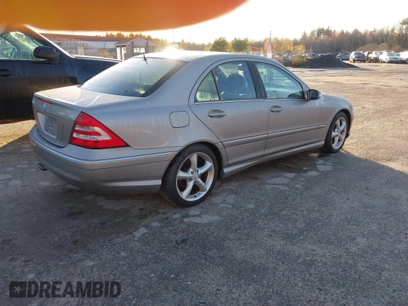 2005 Mercedes-Benz C 230 Kompressor with VIN WDBRF40J75F721490, listed as a IAAI auction lot 42122790 with 127,443 mi miles and . Bid and sale history available at DreamBid. Image 4.