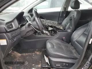 2017 Kia Niro Touring with VIN KNDCE3LC3H5055143, listed as a Copart auction lot 88364405 with 0 mi miles and Salvage Title. Bid and sale history available at carsss.com. Image 7.