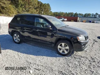 2015 Jeep Compass Latitude with VIN 1C4NJCEBXFD170737, listed as a Copart auction lot 80455634 with 186,520 mi miles and Clean Title. Bid and sale history available at carsss.com. Image 4.