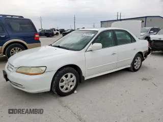 2002 Honda Accord EX z VIN 1HGCG56622A173776, wystawiony jako Copart lot #57326635 z przebiegiem 193 379 mil mil oraz Szkoda całkowita • Salvage title. Historia ofert i sprzedaży dostępna na DreamBid. Obrazek 1.
