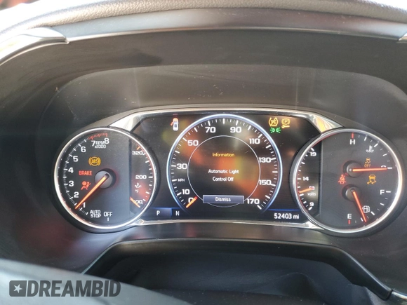 2021 Chevrolet Blazer RS with VIN 3GNKBERSXMS583283, listed as a Copart auction lot 49978405 with 52,403 mi miles and Clean title. Bid and sale history available at DreamBid. Image 9.