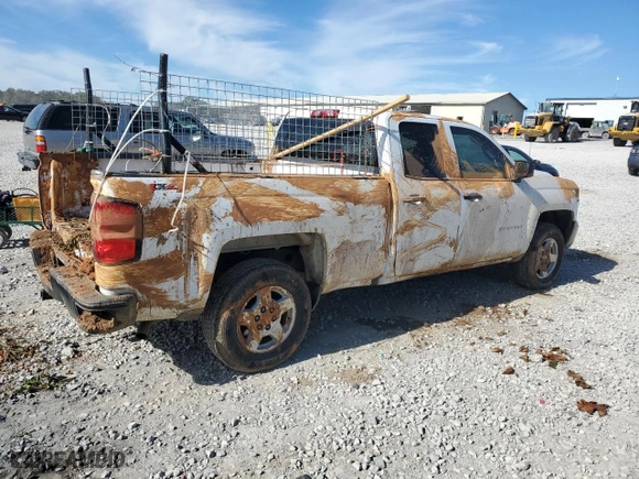 2019 Chevrolet Silverado 1500 LD Work Truck with VIN 2GCVKNEC3K1241235, listed as a Copart auction lot 76594644 with 63,927 mi miles and Salvage Title. Bid and sale history available at carsss.com. Image 3.