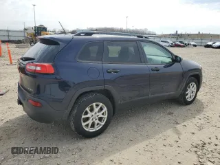 2016 Jeep Cherokee Sport with VIN 1C4PJMAB6GW265970, listed as a Copart auction lot 54427385 with 182,275 mi miles and Clean Title. Bid and sale history available at DreamBid. Image 3.