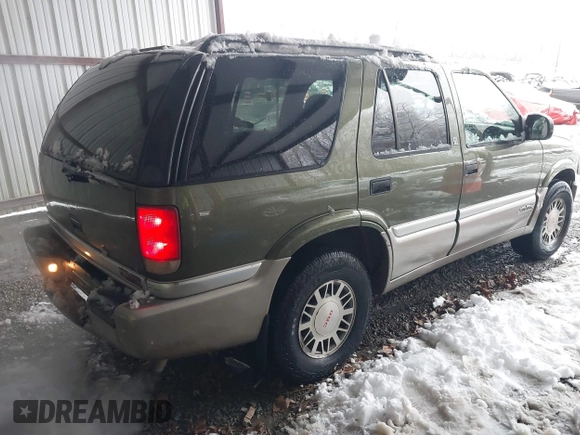 2001 GMC Jimmy SLE with VIN 1GKDT13W212171101, listed as a IAAI auction lot 41546523 with 229,471 mi miles. Bid and sale history available at carsss.com. Image 4.