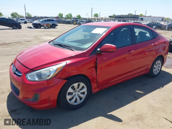 2015 Hyundai Accent GLS with VIN KMHCT4AE6FU817654, listed as a IAAI auction lot 42033692 with 134,335 mi miles and . Bid and sale history available at carsss.com. Image 6.