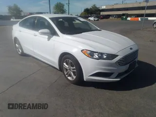 2018 Ford Fusion SE with VIN 3FA6P0HD7JR227772, listed as a IAAI auction lot 41736163 with 117,983 mi miles. Bid and sale history available at carsss.com. Image 1.