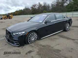 2022 Mercedes-Benz S S 580 with VIN W1K6G7GB4NA089746, listed as a Copart auction lot 73121514 with 27,290 mi miles and Non Repairable. Bid and sale history available at carsss.com. Image 1.