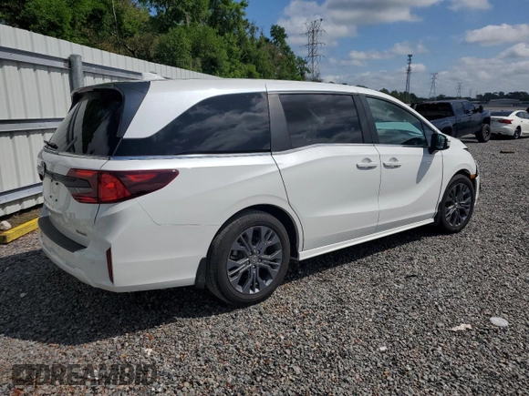 2025 Honda Odyssey Touring with VIN 5FNRL6H87SB001792, listed as a Copart auction lot 51049255 with Not provided miles and Salvage title. Bid and sale history available at DreamBid. Image 3.