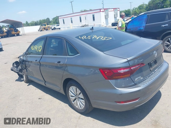 2019 Volkswagen Jetta S with VIN 3VWC57BU7KM200409, listed as a IAAI auction lot 42574737 with 44,316 mi miles and . Bid and sale history available at DreamBid. Image 3.