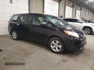 2011 Toyota Sienna with VIN 5TDZK3DC6BS120523, listed as a Copart auction lot 56798595 with 234,871 mi miles and Salvage title. Bid and sale history available at DreamBid. Image 4.