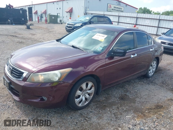 2009 Honda Accord EX-L with VIN 1HGCP36809A026761, listed as a IAAI auction lot 42163300 with 173,652 mi miles and . Bid and sale history available at DreamBid. Image 2.