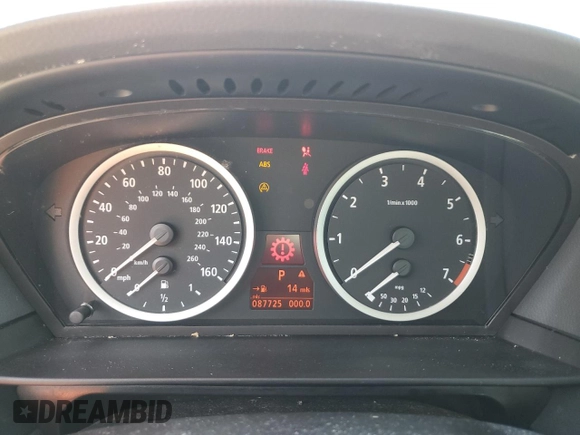 2005 BMW 5 Series 530i with VIN WBANA73555CR60078, listed as a Copart auction lot 61430145 with 87,725 mi miles and Clean title. Bid and sale history available at DreamBid. Image 9.