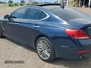 2020 Genesis G70 2.0T z VIN KMTG34LA5LU053373, wystawiony jako Copart lot #61485275 z przebiegiem 59 966 mil mil oraz Szkoda całkowita • Salvage title. Historia ofert i sprzedaży dostępna na DreamBid. Obrazek 3.