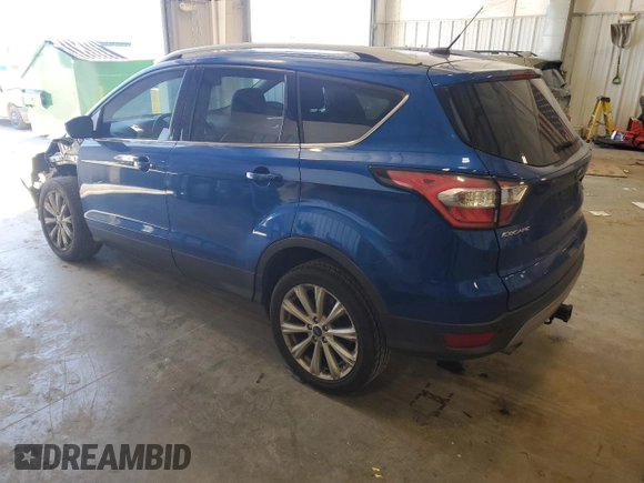 2017 Ford Escape Titanium with VIN 1FMCU0J94HUF06963, listed as a Copart auction lot 51993245 with 90,588 mi miles and Clean Title. Bid and sale history available at carsss.com. Image 2.