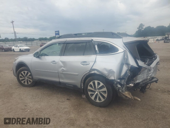 2021 Subaru Outback Premium with VIN 4S4BTACC8M3124531, listed as a Copart auction lot 58101465 with 47,299 mi miles and Salvage title. Bid and sale history available at DreamBid. Image 2.