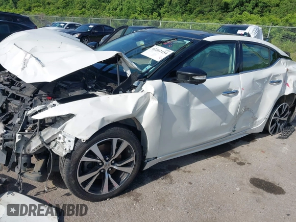 2018 Nissan Maxima SL with VIN 1N4AA6AP4JC366811, listed as a IAAI auction lot 42262154 with 179,731 mi miles and . Bid and sale history available at DreamBid. Image 6.