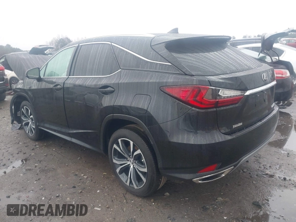2022 Lexus RX with VIN 2T2HZMAA7NC256569, listed as a IAAI auction lot 41544198 with 17,605 mi miles. Bid and sale history available at carsss.com. Image 3.