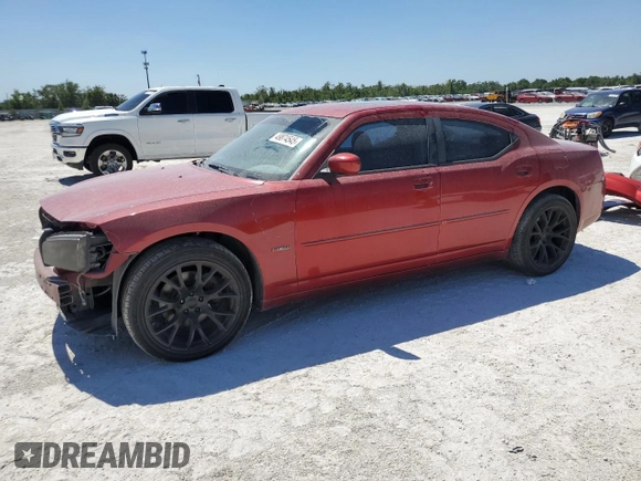 2008 Dodge Charger R/T with VIN 2B3KA53H18H327486, listed as a Copart auction lot 49874545 with 153,003 mi miles and Salvage Title. Bid and sale history available at carsss.com. Image 1.