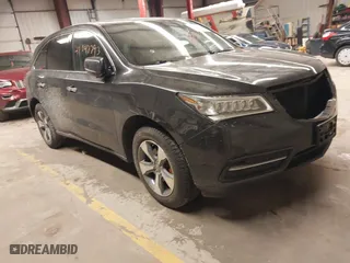 2016 Acura MDX with VIN 5FRYD4H21GB035516, listed as a IAAI auction lot 41242293 with 122,606 mi miles. Bid and sale history available at carsss.com. Image 1.