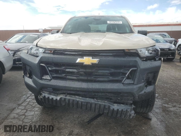 2024 Chevrolet Colorado 2WD Work Truck with VIN 1GCGSBEC7R1134986, listed as a Copart auction lot 55029465 with 14,384 mi miles and Clean Title. Bid and sale history available at DreamBid. Image 5.