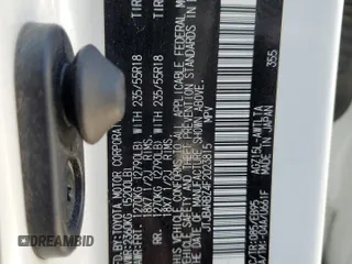 2015 Lexus NX 200t with VIN JTJBARBZ4F2023815, listed as a Copart auction lot 58347745 with 129,527 mi miles and Salvage title. Bid and sale history available at DreamBid. Image 12.