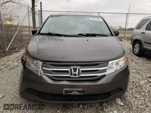 2013 Honda Odyssey EX-L with VIN 5FNRL5H68DB044162, listed as a Copart auction lot 49541385 with 262,550 mi miles and Clean Title. Bid and sale history available at carsss.com. Image 5.