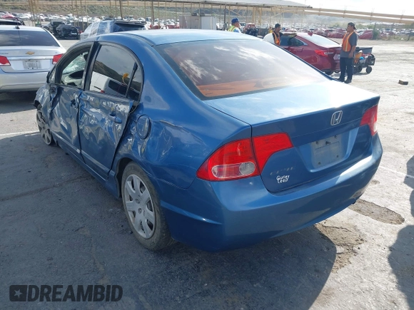 2006 Honda Civic LX z VIN 1HGFA16596L015444, wystawiony jako IAAI lot #41954653 z przebiegiem 317 779 mil mil oraz . Historia ofert i sprzedaży dostępna na DreamBid. Obrazek 3.