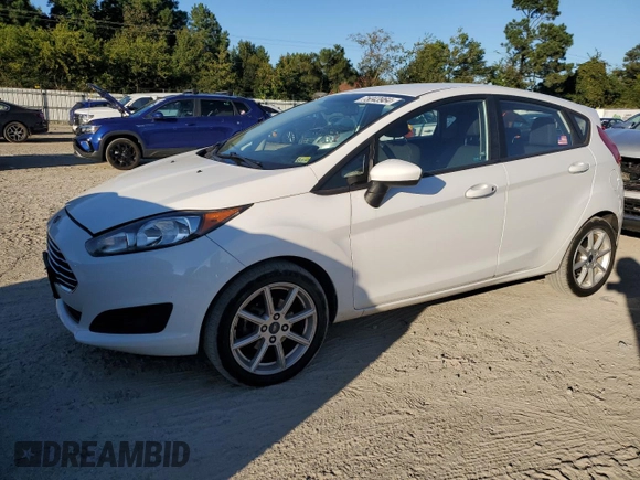2019 Ford Fiesta SE with VIN 3FADP4EJ8KM107132, listed as a Copart auction lot 75043964 with 97,009 mi miles and Salvage Title. Bid and sale history available at carsss.com. Image 1.