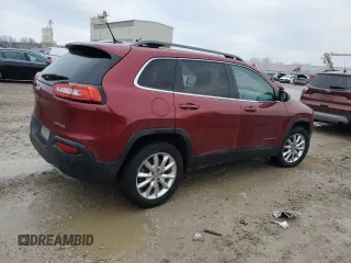 2015 Jeep Cherokee Limited with VIN 1C4PJMDSXFW770145, listed as a Copart auction lot 44315365 with 82,418 mi miles and Salvage Title. Bid and sale history available at carsss.com. Image 3.