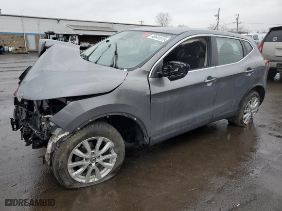 2021 Nissan Rogue Sport S with VIN JN1BJ1AW2MW662201, listed as a Copart auction lot 46641615 with NaN miles and Salvage Title. Bid and sale history available at carsss.com. Image 1.