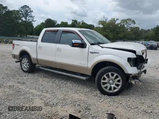 2012 Ford F-150 XL with VIN 1FTFW1ETXCKD48799, listed as a Copart auction lot 53849915 with 134,220 mi miles and Salvage Title. Bid and sale history available at DreamBid. Image 4.