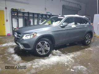 2019 Mercedes-Benz GLC with VIN WDC0G4KBXKV151641, listed as a Copart auction lot 46650435 with 65,726 mi miles and Salvage Title. Bid and sale history available at carsss.com. Image 1.