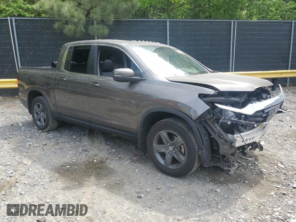 2021 Honda Ridgeline RTL z VIN 5FPYK3F52MB016006, wystawiony jako Copart lot #54635035 z przebiegiem 94 250 mil mil oraz Szkoda całkowita • Salvage title. Historia ofert i sprzedaży dostępna na DreamBid. Obrazek 4.