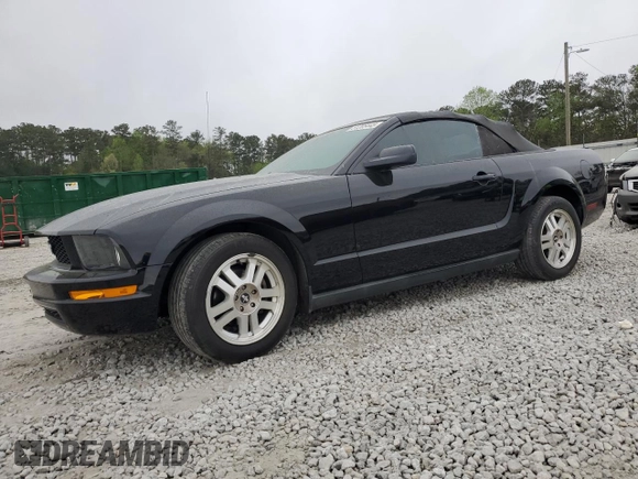 2007 Ford Mustang Deluxe with VIN 1ZVFT84N375281260, listed as a Copart auction lot 51205445 with 274,807 mi miles and Salvage Title. Bid and sale history available at carsss.com. Image 1.