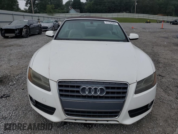 2012 Audi A5 2.0T Premium Plus with VIN WAUJFAFH1CN006030, listed as a Copart auction lot 71754084 with 86,052 mi miles and Salvage Title. Bid and sale history available at carsss.com. Image 5.