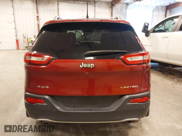 2014 Jeep Cherokee Limited with VIN 1C4PJMDS6EW189756, listed as a IAAI auction lot 41919966 with 122,172 mi miles. Bid and sale history available at carsss.com. Image 16.